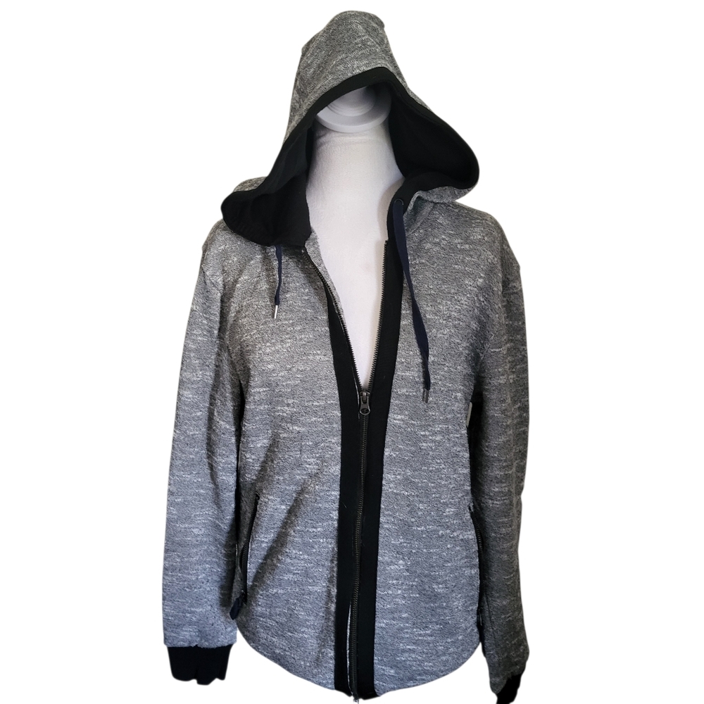 Madison Supply Zip Hoodie Gray sz L